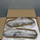 VOLISUN 4-Light Bathroom Light Fixtures, Brushed Nickel Bathroom Vanity Light Over Mirror, Modern Vanity Light for Bathroom with Milky White Frosted Glass Shades (Bulbs Excluded)