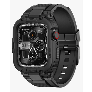amBand M1 Sport Case Band for Apple Watch Ultra 3/2/1 & SE 3/2/1 & Series 11 10 9 8 7 6 5 4 3 49mm 46mm 45mm 44mm 42mm 41mm 40mm 38mm, Shockproof & Scratch Resistant Rugged Bumper for Men