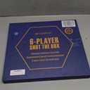 1-6 Players Shut The Box Dice Game, Wooden Board Table Math Game for Kids Adult with 24 Dice, Close The Box Game for Family, Party, Christmas, Birthday