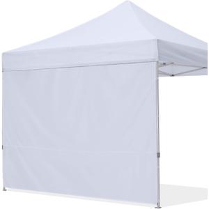 HLong Canopy Tent Sidewall for 10x10 Pop Up Canopy, 1 Piece, White