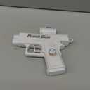 Prank Water Gun, Prank Squirt Gun, Compulsive Two-Way Water Guns, Reverse Prank Surprise Water Guns - Shoots Back at User! Hilarious Novelty Toy for Parties & Summer Fun (White)