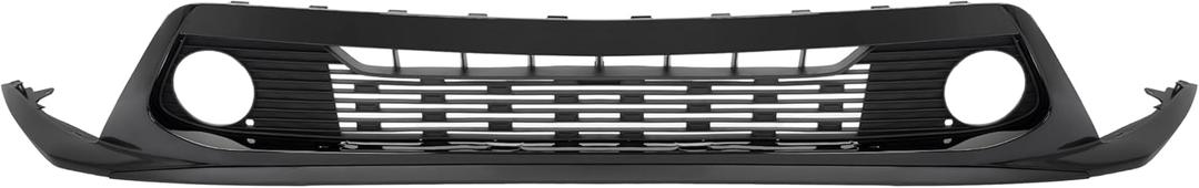 ALMULOO Front Bumper Lower Grille Compatible with 2019-2021 Kia Forte w/Daytime Running Lamp Holes Painted Black Grille Replacement for 86530M7020 KI1015113