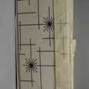 Mid Century Modern Placemats Set of 4 Retro 60s Minimalist Art Printed Dining Table Mats for Restaurant Home Kitchen Holiday Party Wedding Decor 12x18in