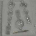 Glasseam Glass Candle Stick Holder: Clear Taper Candle Holders Set of 3 Modern Candlestick Holders for Taper Candles Decorative Candle Holders for Table Centerpiece Wedding Party Christmas Decorations