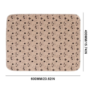 Puppy Pads with Pheromones, Washable Puppy Pee Pads for Dogs Reusable Puppy Pads for Dogs and Cats  Leak & Odor Proof, NonSlip Base Training Pads for Home & Travel(with Pet Hair Removal Gloves)