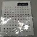 200PCS Black Light Switch Labels Stickers, Durable Clear Switch IDs for Fan Heater Bed Bathroom Kitchen Garage Laundry Room, Light Switch Labels for Home, Office, School, Hotel