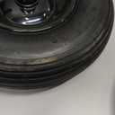Parts Camp 13" Wheelbarrow Tires and Wheels 4.00-6 Pneumatic Tires with 5/8"&3/4" Bore Hole and 1.75" Centered Hub Flat Free Wheelbarrow Tire Fit Wheelbarrows/Wagons/Dolly/Trolley/Hand truck(2 Pack)