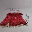 Girls Princess Dress Up Ocean Adventure Costumes Birthday Party Outfit Halloween Costumes with Accessories 3-14Y, Red