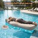 Inflatable Pregnancy Pillow with Belly & Head Hole, Prone Pregnancy Pillow for Stomach Sleepers, Belly Pillow Pregnancy Mattress for Pregnant Women, Maternity airbed Pool Float for Tummy Massage