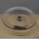 Libbey Selene Glass Cake Stand with Dome Lid, Elegant Curved Footed, Covered Cake Stand, Versatile Serving Dish for Variety of Desserts and More