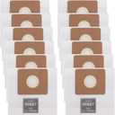 90667 Filter Bags Compatible with Shop Vac 1-1.5 Gallon Wet/Dry Vacuum - Type A Dust Collection Vacuum Bag - All Around QAS60 Part# 9066700 9066733-12Pack