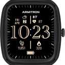 Armitron Connect Lunar Smartwatch, Health and Fitness Tracker, Sport Modes, Water Resistant and More (Black)