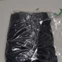 Womens Loose Sweaters Sexy V Neck Long Sleeve Solid Knitted Jumper Pullover Sweatshirt Tops (Size Medium, Black)