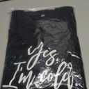 Womens I'm Yes Cold Me 24:7 Printed Funny Sweatshirt Long Sleeve Crewneck Letters Casual Loose Pullover Top (Black, XL)