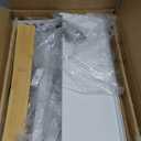 6-Tier Over The Door Pantry Organizer, Heavy-Duty Metal Wall Mount or Hanging Spice Rack, behind the door storage Shelves with Adjustable Basket, Back of Door Organizer for Kitchen Cabinet and Closet (White)