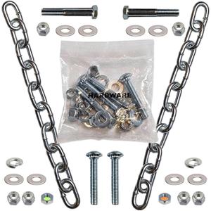 Chain And Hex Bolts With Nuts And Washers