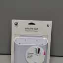 U Brands Gruv Magnetic Utility Cup, White, 3.25 x 4.25