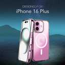 ALTURIZ for iPhone 16 Plus Case [6.7"] Compatible with MagSafe, [Military-Grade Protection], Shockproof, Non-Yellowing, Women Mens Girls Boys, Magnetic Phone Case for iPhone 16 Plus, Clear