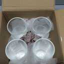 Everyday Drinking Glasses Set of 8 Drinkware Hurricane Glasses, Kitchen Glasses for Cocktail, Iced Coffee, Beer, Ice Tea, Drink Cooler , Whiskey, Water, 4 Tall Glass Cups & 4 Short Dof Drinking