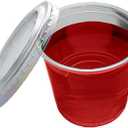 Party Essentials Squeezable Plastic Gelatin/Jello Shot Glasses/Portion Souffle Cups/Condiment Sauce Containers with Lids, 100 Sets, 2 oz. Clear