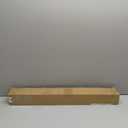 UNISHADES no Drill Cordless Roman Shades for Windows, 27" W 64" H - 100% Blackout - Linen - Beige