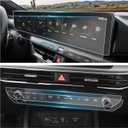 YEE PIN 2025 Kia K5 Screen Protector Antiglare for 2025 2026 Kia K5 (LXS,GT-Line, GT, EX) 12.3" Panoramic Display Climate Control Touchscreen Cover Screen Saver for 2025 K5 Accessories 4 Pack