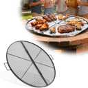 Fire Pit Grill Grate for Outdoor,36 Inch Round Grill Grate BBQ Grilling Rack with Handles,Outdoor Cooking Grate for Fire Pit,Patio,Backyard,Campfire