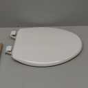 Little2Big Toilet Seat with Built-In Potty Training Seat, Slow Close, Durable Plastic, Made in USA, ELONGATED, White