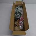 2FT Tabletop Mini Christmas Tree, 24 Inch Small Artificial Christmas Tree with Warm LED Lights, Star Treetop, DIY Ornaments, New Xmas Pine Tree Decoration for Kid Friend Family Holiday Home Office