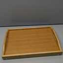 Trenda Breakfast-Trays, Bamboo Bed Table with Foldable Legs, Snack Desk for Sofa, Eating,Working