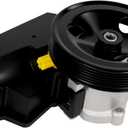 20-38771 Power Steering Pump with Pulley Fits for Cherokee XJ Wrangler TJ L6 4.0L Replacement 52087871, 2038771