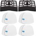 Laukowind Replacement for Shark Navigator ZU560, ZU561, ZD201, ZU562, ZU572, UV650ZU560C FilterZero-M Lift-Away Speed Upright Vacuum Part XFFK560, XHEPA5604 Foams and 4 Felt Filters and 2 Filter