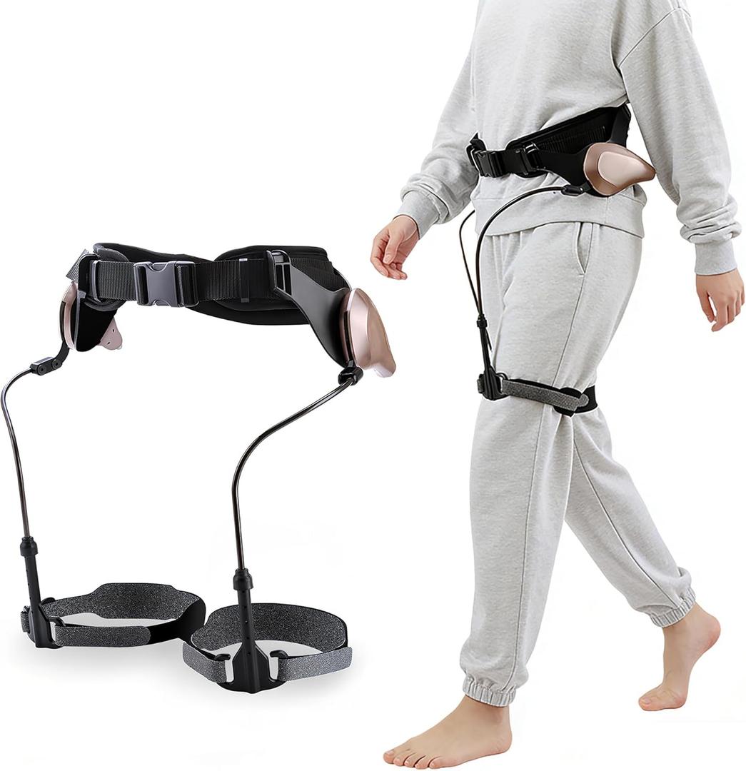 THOUSANDSUNNY Exoskeleton for Walking, Leg Powered Wearable Robotic Bionic Exoskeleton Walking Assist Device