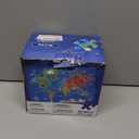 Jumbo Floor Puzzle for Kids, World Map Jigsaw Geography Puzzles,48 Piece Globe Atlas Puzzle with Continents, United States Puzzle for Ages 3-5,Preschool Learning Toys Easter Gift for 4-8 Years Old