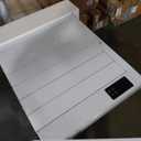 800W Plug-in Convection Electric Panel Wall Heaters for Indoor Use, Quiet Fan-Less Design, Freestanding/Wall Mount Space Heater with Adjustable Thermostat, 24H Timer, Digital Display(White)