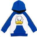 Disney Mickey Mouse Fleece Hoodie Toddler to Big Kid (10-12, Blue / White)