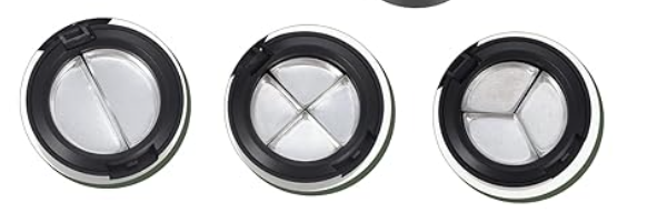 3pcs Empty Eye Shadow Case Multi-grid Makeup Organizer Container for Lipstick and Cosmetics Storage and Portable Diy Makeup Go Use