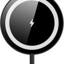 for Mag-Safe Charger, Magnetic Wireless Charger Made for iPhone 17/17 Pro/17 Pro Max/Air/16/15/14/13/12 Series, Mag Safe Charging Pad for AirPods Pro 3 2 (Black)