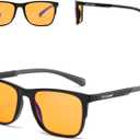 PC Gaming & Computer Glasses | 100% UV400 Protection (99.8% Lab Verified) | Ultra-Light Swiss-Designed Polycarbonate Frame