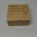 44 Pack Curtain Rings with Eyelets, 1.26 Inch I D, Heavy Duty Rustproof Metal Drapery Rings for Pinch Pleat Curtains Panels, Decorative Clips Rings Fits 0.75-1" Rods, Black