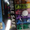 U.S. Office Supply Bible Safe Highlighter Set of 6 Bright Flouresent Colors, Dry Bible Highlighters No Bleed, Fade or Smear, Safe Gel Markers, Accessories, Study Guide