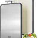 SNOWCLAD Stainless Steel Cutting Board,Double Sided Steel Cutting Boards for kitchen,Stainless Steel/Wheat straw pp Large Board for meat,non toxic Chopping,16 * 11 Inch,Dishwasher Safe