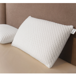 Pristine Washable Memory Foam PillowMemory Foam Bed Pillows, Pillow for Side and Back Sleeper, Pillow for Neck Pain Relief, Washable Removable Cover, Soft, White (Queen) 30 inch long