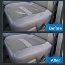 Priprilod Gray Front Driver & Passenger Side Bottom & Top Lean Back Replacement Cloth Seat Cover Compatible with Dodge Ram 2500 3500 4500 5500 2006 2007 2008 2009 2010