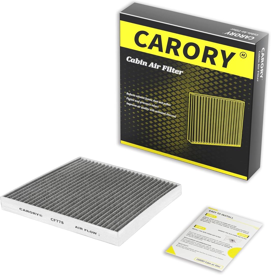 Cabin Air Filter w/Activated Carbon for 20112016 Cruze, 20132015 Malibu, 20132022 Trax, 20132022 Encore, 20122020 Sonic, 20102016 SRX, 20102016 LaCrosse, 20132022 Spark, and More