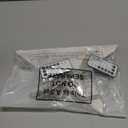 Hiboom 4 Pack Paper Star Lantern 24 Inch, 8 Mode 50 LEDs Firework Fairy String Lights, Seven Pointed Light up Hollow Out Star Hanging Decoration for Indoor Outdoor Room Wedding Christmas Party