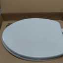 American Standard 5311012.020 Laurel Elongated Wood Toilet Seat with Cover, White