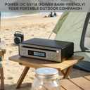 Portable Bluetooth CD Player for Home CD Ripper Hi-Fi Audio CD Player Desktop CD Players Optical and AUX Output，Lossless Sound Quality