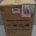 Pressure Washer Power Washer with 25FT Hose, 4 Quick Connect Nozzle, 500ml Foam Bottle for Car Patio Drive Home Outdoor Cleaning