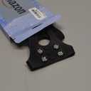 ZUXNZUX Crampons, Ice Cleats for Shoes and Boots, Silicone Stainless Steel Grippers Shoe Spikes Grips Traction for Ice Snow, Winter Hiking Climbing Ice Fishing (Large)